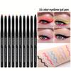 Color Eyeliner Glue Pen Very Fine Eyeliner Pen Waterproof and Oil-proof Non-smudged Lasting Eyeliner