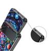 Universe Starry Sky Moon Hard PC Phone Case For Samsung Galaxy Z Flip 7 6 5 4 Black Cover For Galaxy Z Flip 3 Foldable Funda Bag
