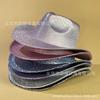 European and American Fashion Stage Party Festival Hat, New Crack Sequined Western Cowboy Hat
