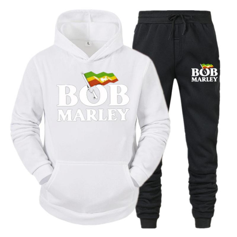 Printed Fashion Men Women Tracksuit Casual Hoodie And Pants 2pcs Sets Oversized Pullover Trend Sweatsuit Men Clothing