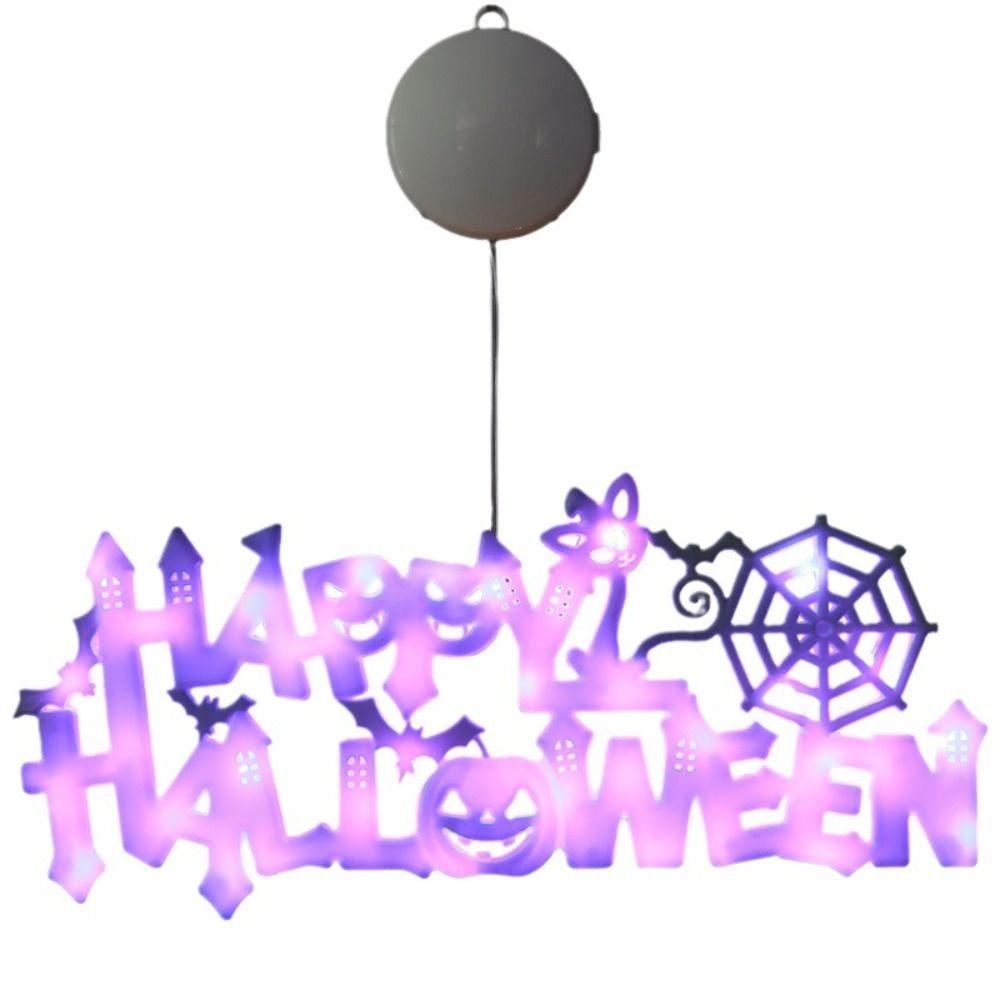 Front Door Halloween Decorative  Lights Door Sign Halloween Lighted Sign  Bar Decor