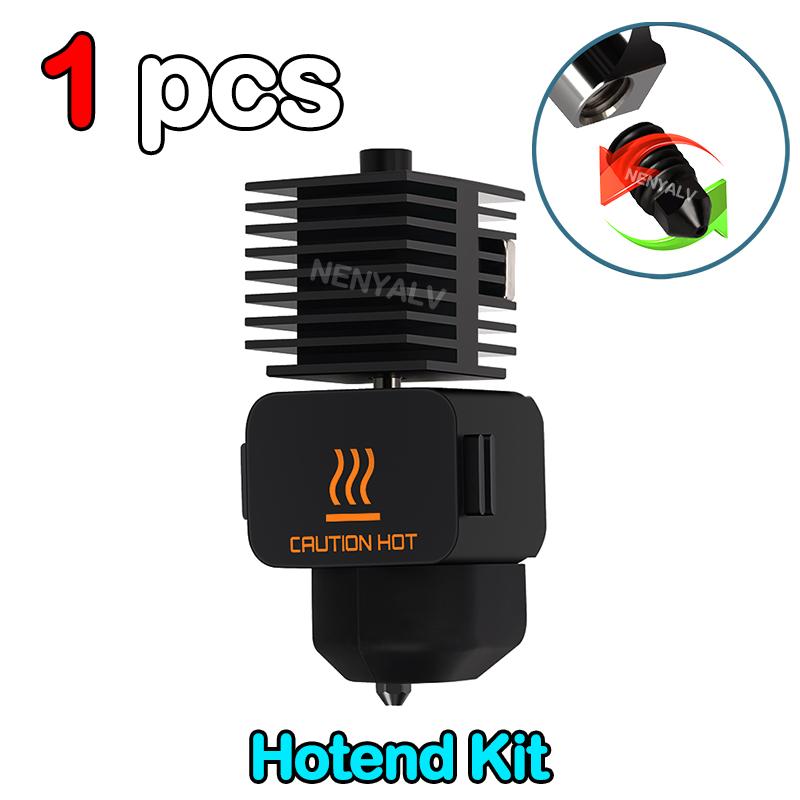 For Bambu Lab A1 Mini Hotend Kit with 0.2/0.4/0.6/0.8mm Hardened Steel Nozzle For Lab A1 Replace Hotend Kit For Bambu Hotend Kit