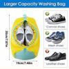 Shoe cleaning bags, reusable protective laundry bags, machine washable, water washable mesh, suitable for athletic shoes.xtz