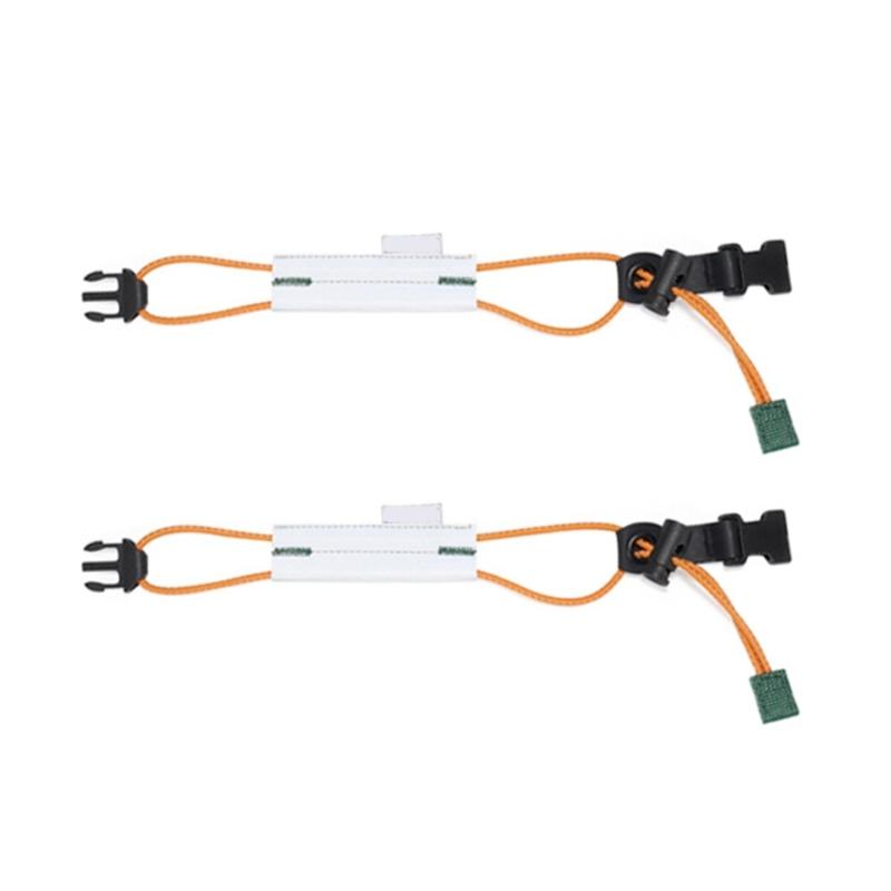 

2lots Reflective Regulable Strap Militaries Twists Leg Tie Shoelaces Leg Strap for Cycling and Running помаранчевий