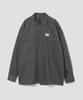 X Undercover Long Sleeve Work Shirt Charcoal
