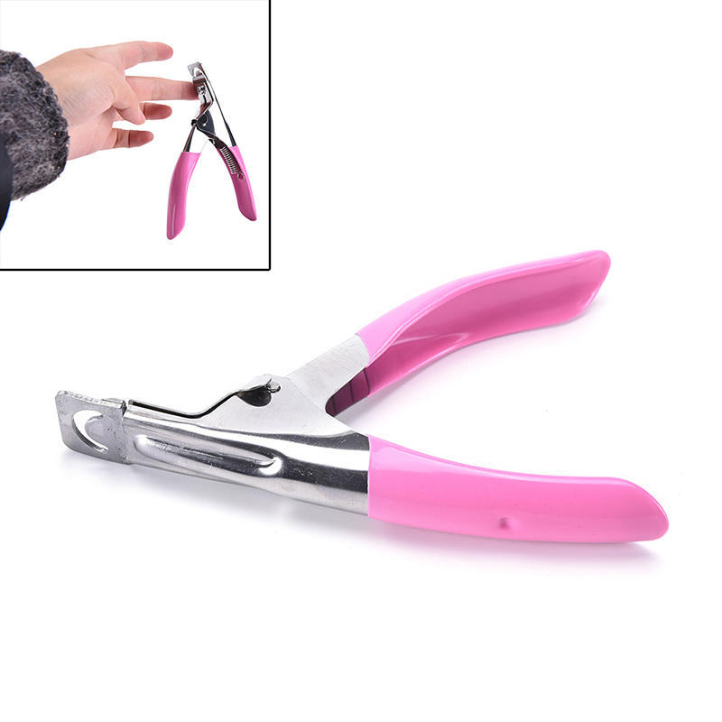 Vogue False Nail Art Tips Acrylic Uv Gel Edge Manicure Cutter Clipper Tool