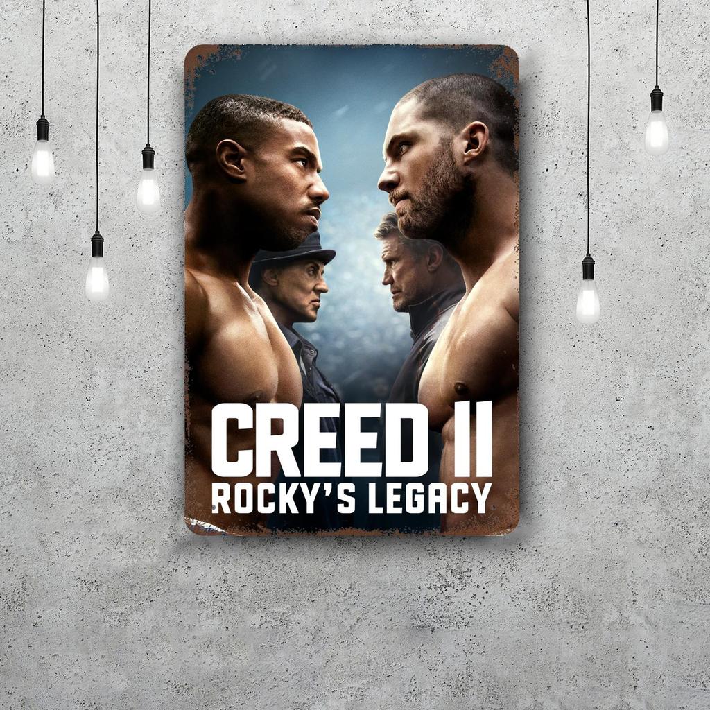 Creed III Creed II Metal Signs wall decor Vintage Tin Signs Captain Metal Poster Decor for Bar Pub Club Wall Decoration
