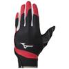Mizuno Junior Defensive Left One Size Fits Baseball/Softball Gloves, Hand, 1EJEY210, All, Red/Black