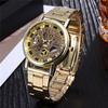 1PC Casual Business Watch Hollow Mechanical Gear Watch Men's Quartz Watches Fashion Gift
