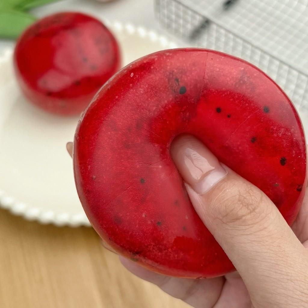 Tpr Watermelon Ice Cream Stress Relief Ball With Sensory Grip For Kids And Teens