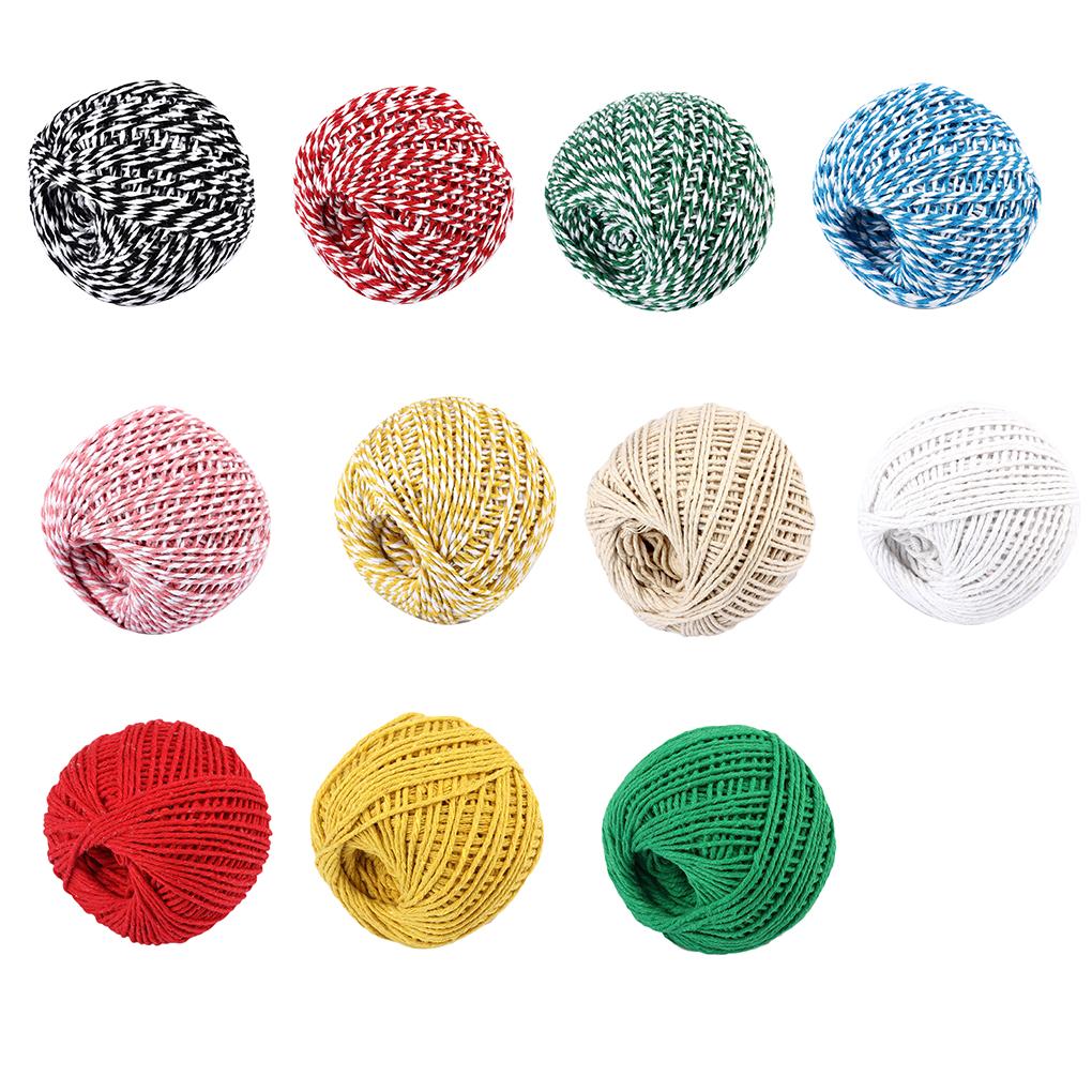 Cotton Thread Hats Colored Wires Multipurpose Sewing Rope Handicraft Multicolored Knitting Supply Professional DIY Ropes