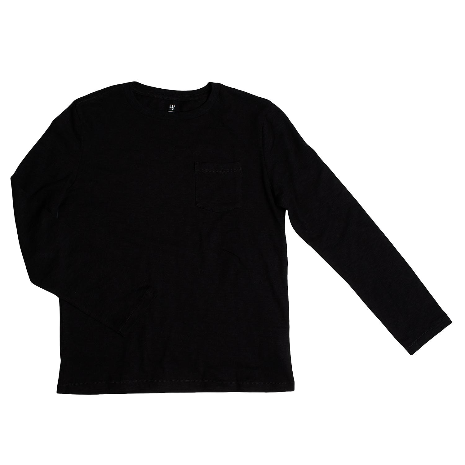 

Футболка с длинным рукавом и карманом 774725 для мальчика 10 AÑOS чёрный