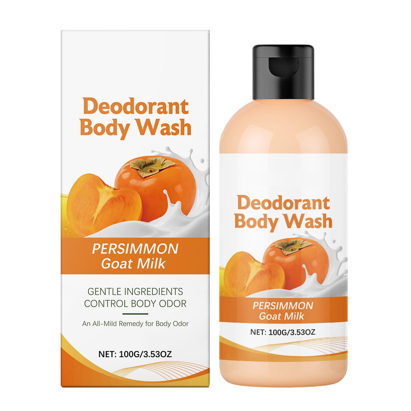 

Persimmon Refreshing Body Wash: Gentle In Cleansing, It Leaves Your Skin Smooth And Moisturized білий