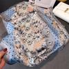 Women's 70cm Leopard Print Silk Scarf - Versatile Square Scarf for Professional and Casual Wear