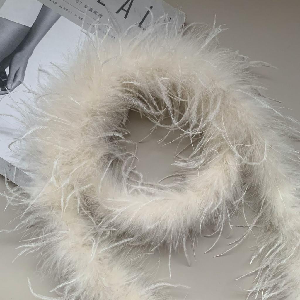 Colored Feather Strips, Ostrich Hair, Top Strips, Dance Costumes DIY Decorative Materials, Clothing Accessories