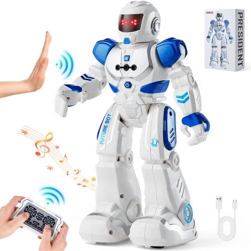 VEVOR RC Robot Toys for Kids, Gesture Sensing Programmable Remote Control Smart Robot