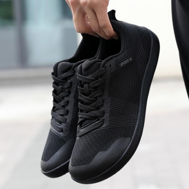 Women Wide Head Outdoor Barefoot Casual Toe Box Shoes Men Breathable Zero Drop Couples Sports Shoes Soft Slip On Walking Sneaker