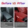 For Jeep Car Armrest Cover Mat Leather Waterproof Storage Box Pad For Jeep Grand Cherokee wk2 Wrangler JK Lanyard Gladiator A