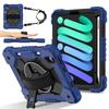 Heavy Duty Protective Cases for iPad Mini 6 A17 Pro Full Body Shockproof Protection Cover with Kickstand Hand Crossbody Lanyard