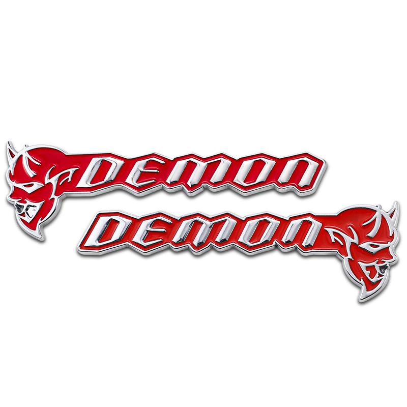 3D Metal Hell Demon Emblem Car Body Trunk Badge Sticker For Dodge Journey Charger Ram 1500 Caliber Nitro Caravan Avenger PP2