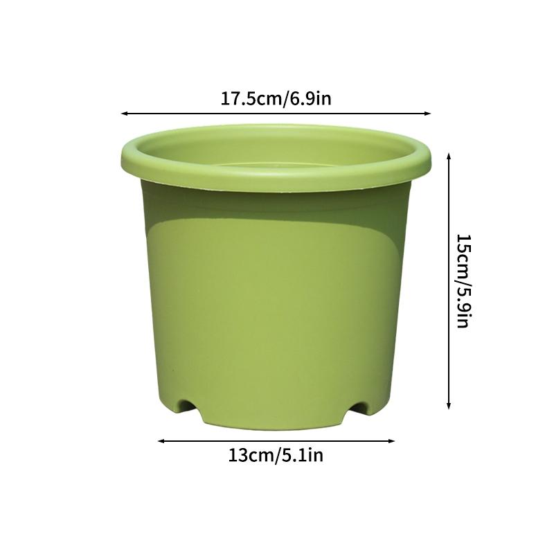 Thickened Plastic Flowerpot Plant Pot for Flowers Shrubs Succulents Breathable Root Control Flower Pot Garden Decorations