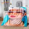Black Pink Kpop Star Girl Group Soft Plush Blanket,Flannel Blanket Throw Blanket for Living Room Bedroom Bed Sofa Picnic Cover
