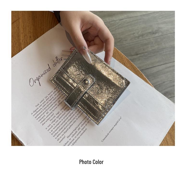 Exquisite 2025 Genuine Leather Women's Anti-Magnetic Card Holder, Slim & High-End Design.