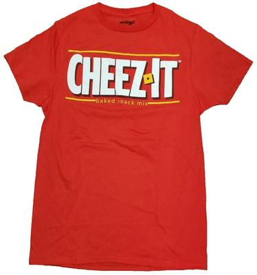 Cheez It Czerwona Grafika Koszulka Unisex