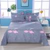 Simple Printed Simple Bed Sheet Single Piece Dormitory Pure Polyester Washed Cotton Single Double Bed Sheet