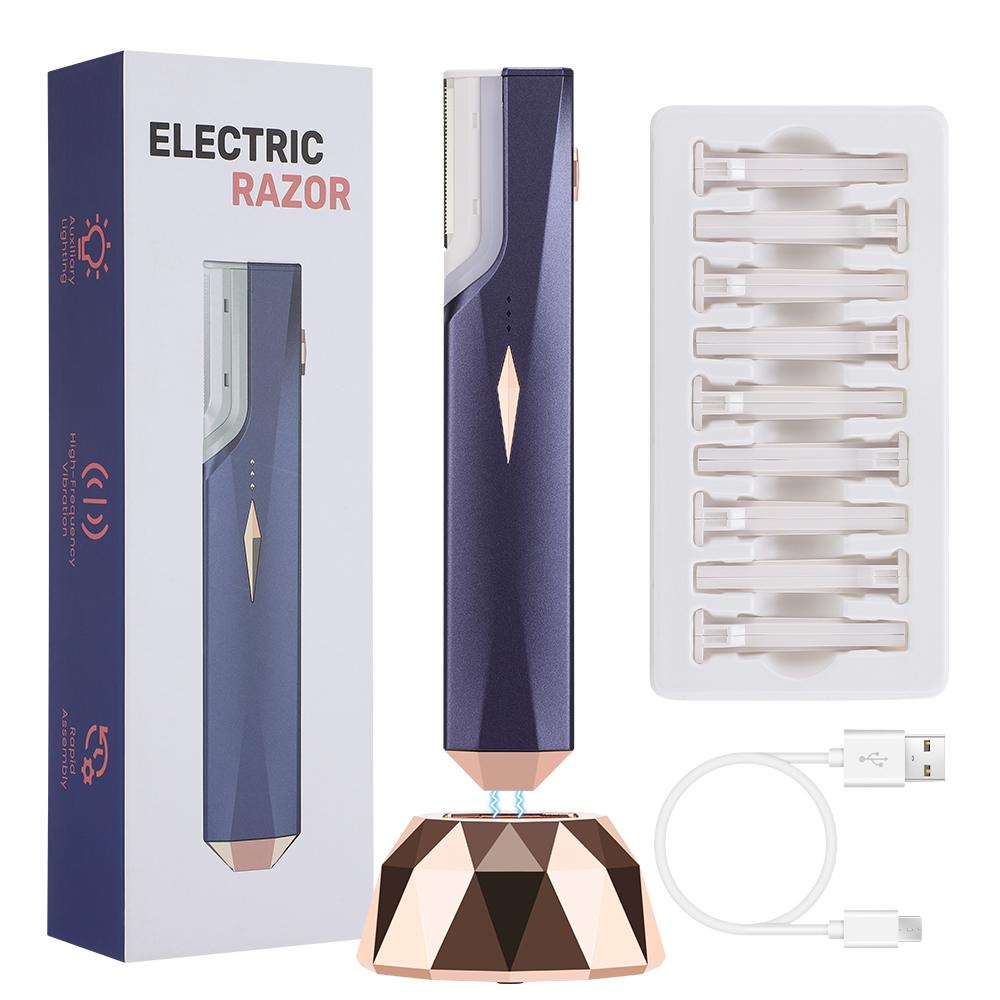 

Sonic Dermaplaning Tool for Women Face Rechargeable Dermaplane Razor Three-Speed Facial Exfoliation & Peach Fuzz Removal Fuzz Re