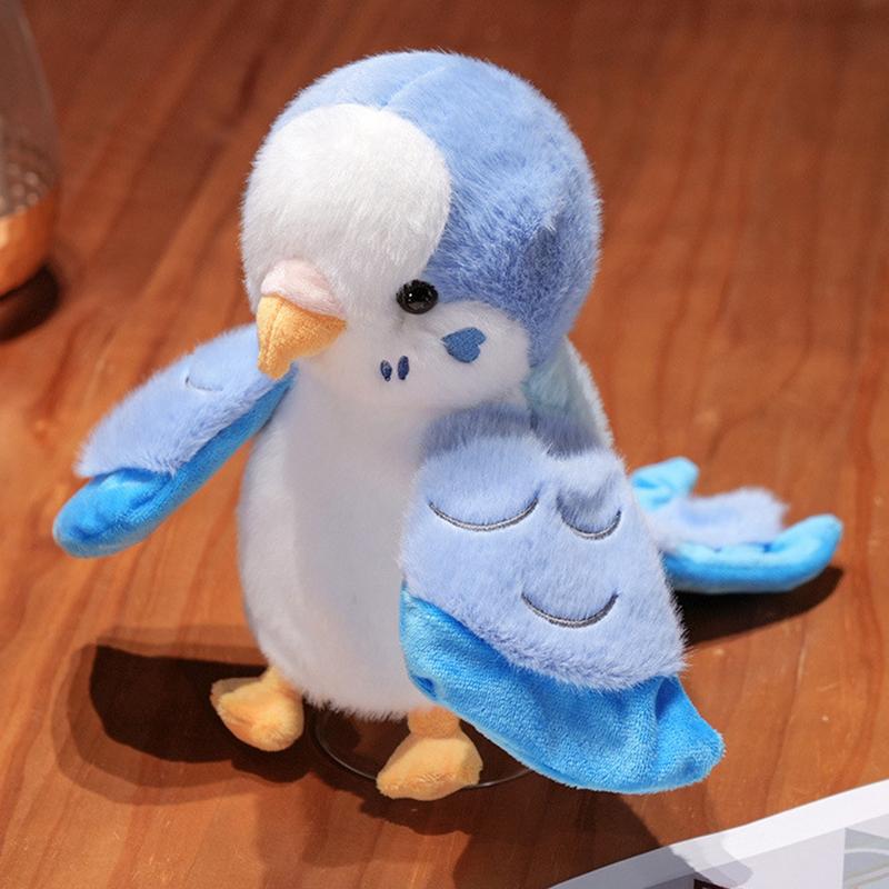 Parrot Plush Hand Puppets Lifelike Parrot Stuffed Animal Plush Role Play Interactive Toy for Storytelling Teaching hand Puppet