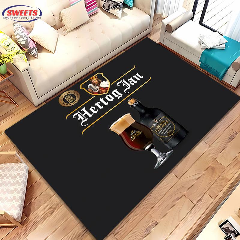 

3D Печать ЛОГОТИП H-Hertog Jan Большой Ковер для Дома Гостиная Детская Спальня Коврик Диван Придверный Коврик Кухня Напольный Коврик Противоскользящий Декор 40x60cm (16x24in)