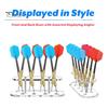 Athletic Room Accessories Acrylic Dart Display Stand, 8 Caapcity Oblique Design Organizer, Space Modern Saving Desktop Storage Rack for Game