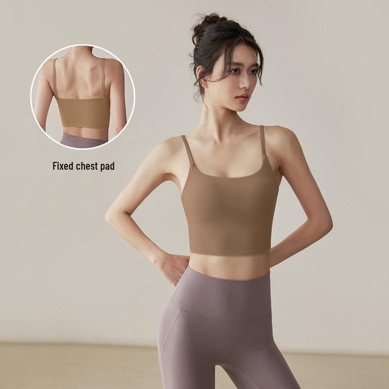 Women s Shockproof Strappy Sports Bra - Ideal for Pilates, Running, and Yoga S