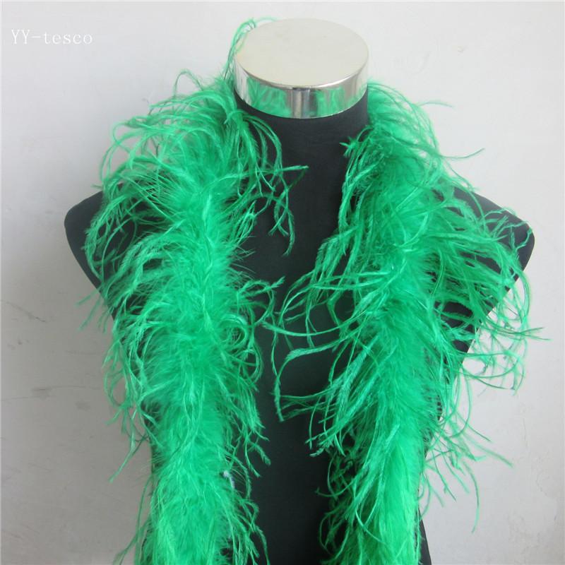 2 Meter Fluffy Ostrich Feather Boa Skirt Costumes/Trim for Party/Costume Craft Ostrich Feather In Wedding Decorations