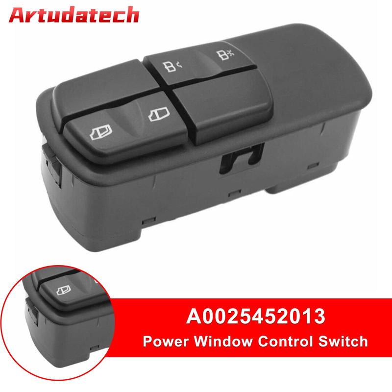 Artudatech Power Window Control Lifter Master Switch A0025452013 for Mercedes-Benz Truck