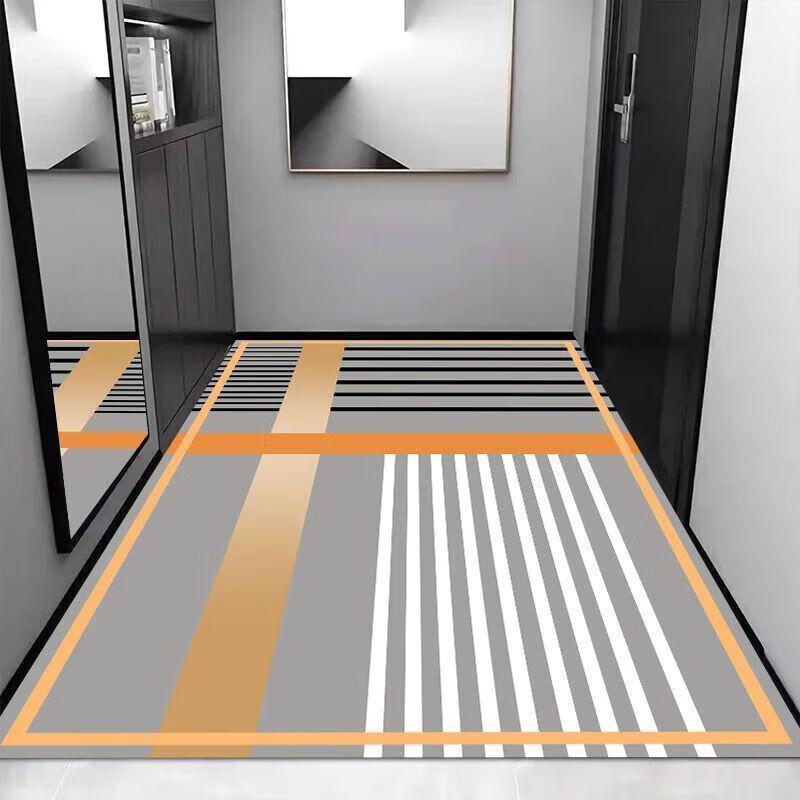 Non-Slip Decorative Entrance Mat: Foldable, Easy-Clean, Wear-Resistant Carpet