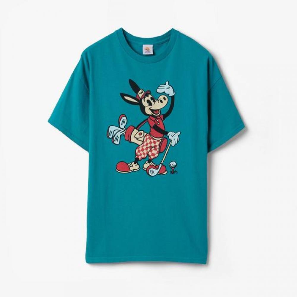 Monostereo Wild Donkey Steam Goof Tshirt Aqua Blue Wif2m60001a85 AQUA BLUE (AQUA BLUE)/M(100)
