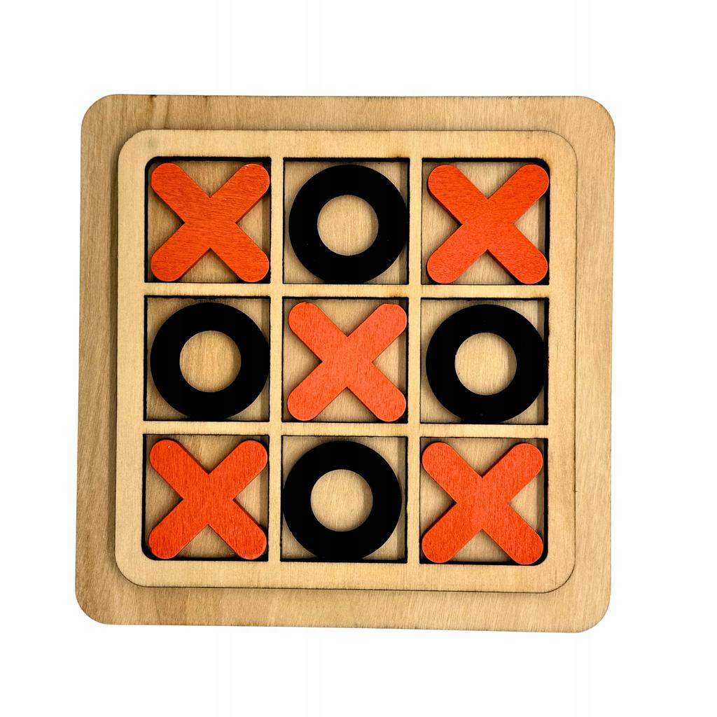 MEGADIDI ECO WOOD Tic-Tac-Toe Game