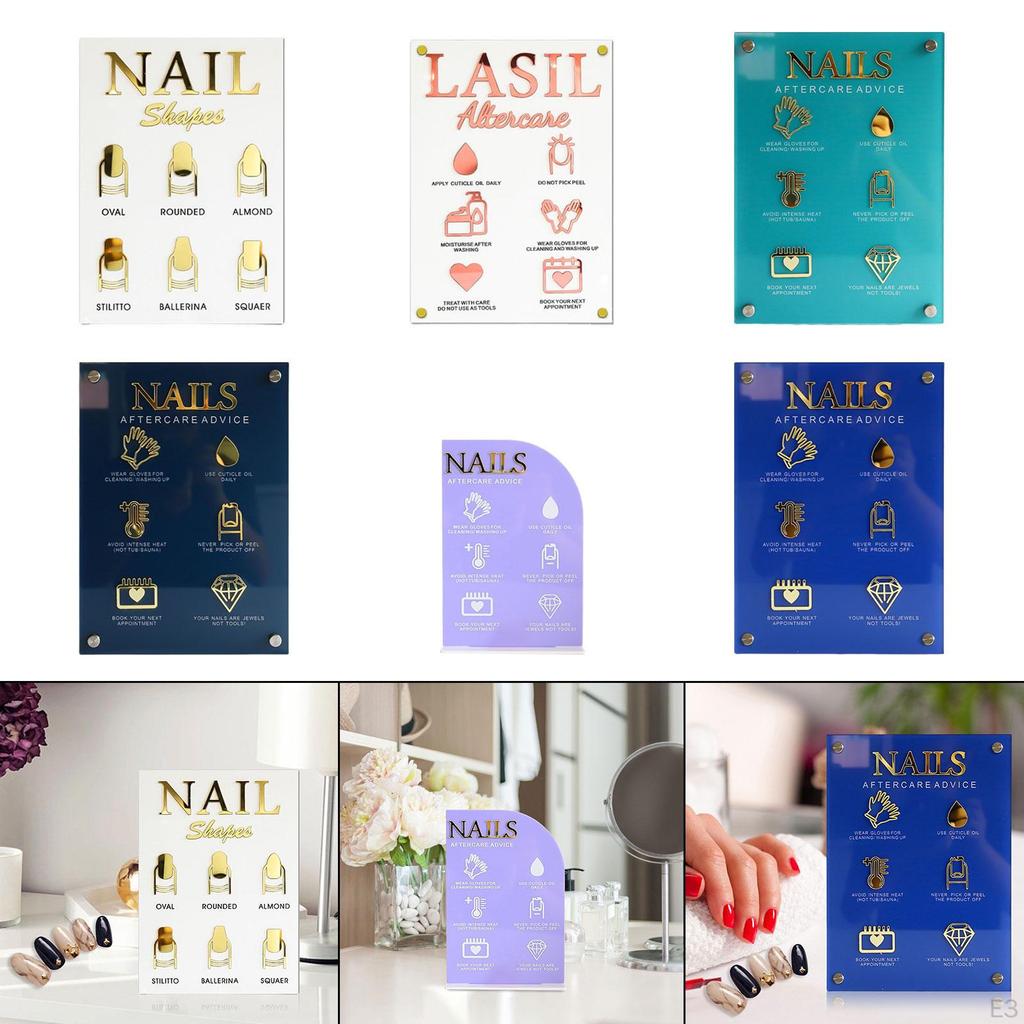 Display Stand, Acrylic Nail Art Accessories Manicure for Tool