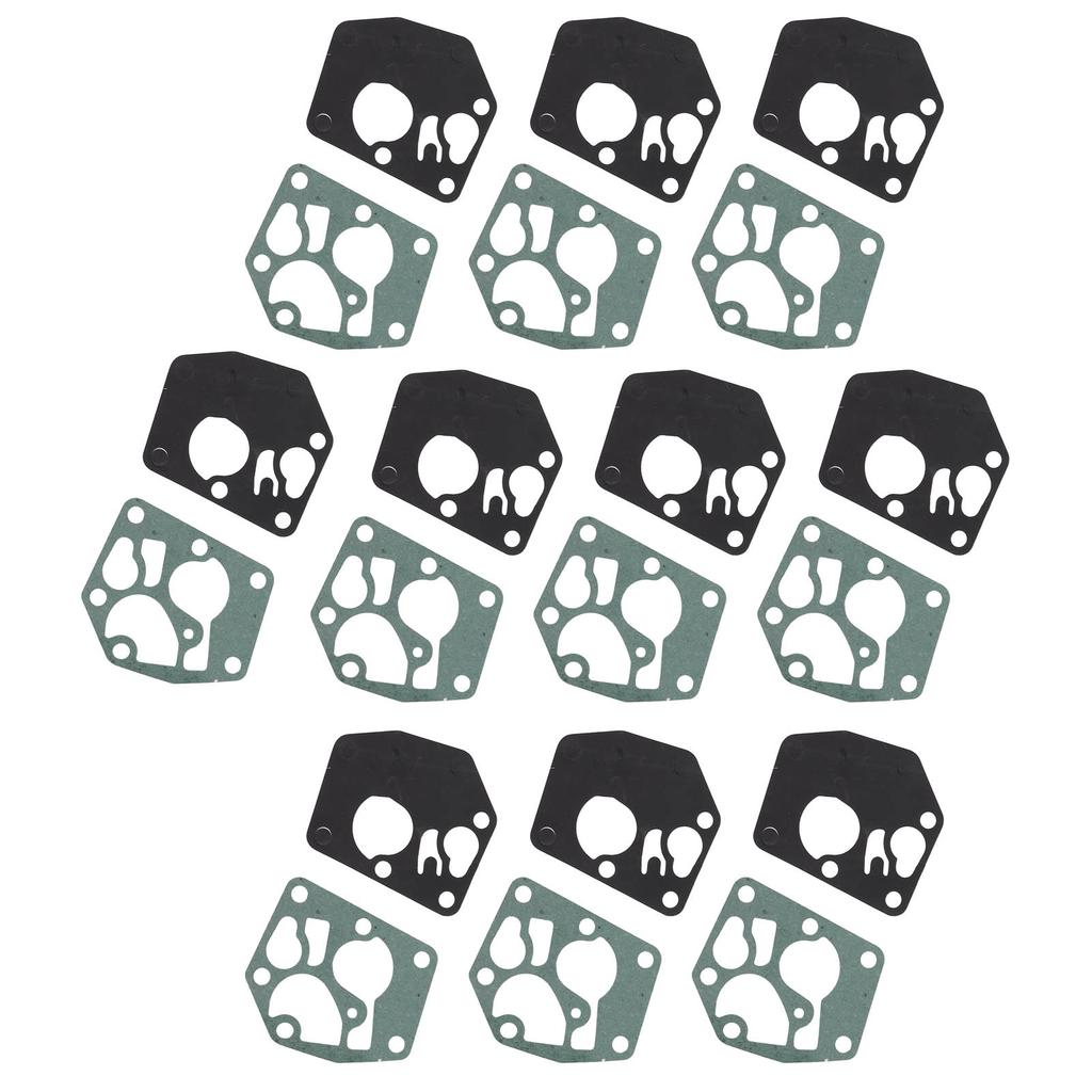 10 Satz Vergasermembran Dichtungssatz Vergaser Membran Dichtung Ersatz für 495770 795083