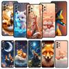 Phone Case for Samsung Galaxy A13 A15 A17 A07 A21S A22 A23 A25 A31 A73 A32 A52 A52S A41 5G Soft TPU Shell Cute Animal Fox Capas