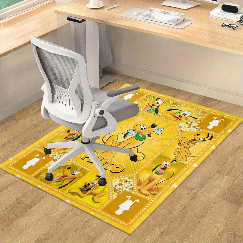 1pc,Disney Pluto Yellow Area Rug, Room Decor, Home Decor, Gift, Bedroom Carpet, Playroom Rug, Office Chair Mat 60cm by 90cm