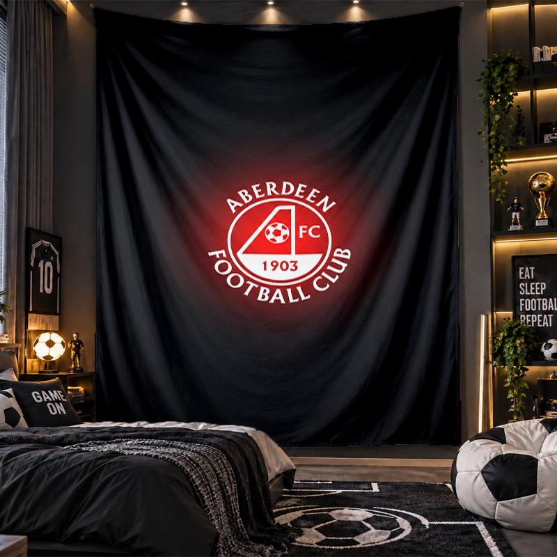 Tapiz Colgante de Pared Impresión del Aberdeen FC Tela para Sala de Estar Dormitorio Decoración del Hogar
