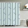 Blue Dolphin Printed Shower Curtain Waterproof Bath Decor Home Bathroom Decoration