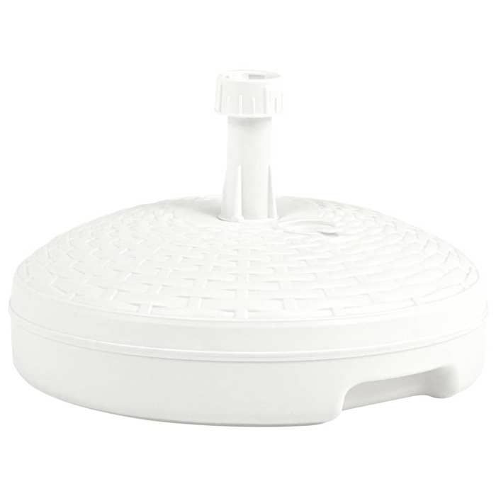 VidaXL Socle de parasol rempli de sable/d'eau 20 L Plastique rotin