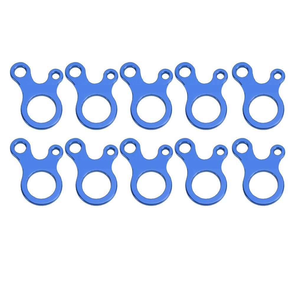 20Pcs 3 Holes Guy Line Cord Adjuster Lightweight Paracord Tightener Outdoor Activity