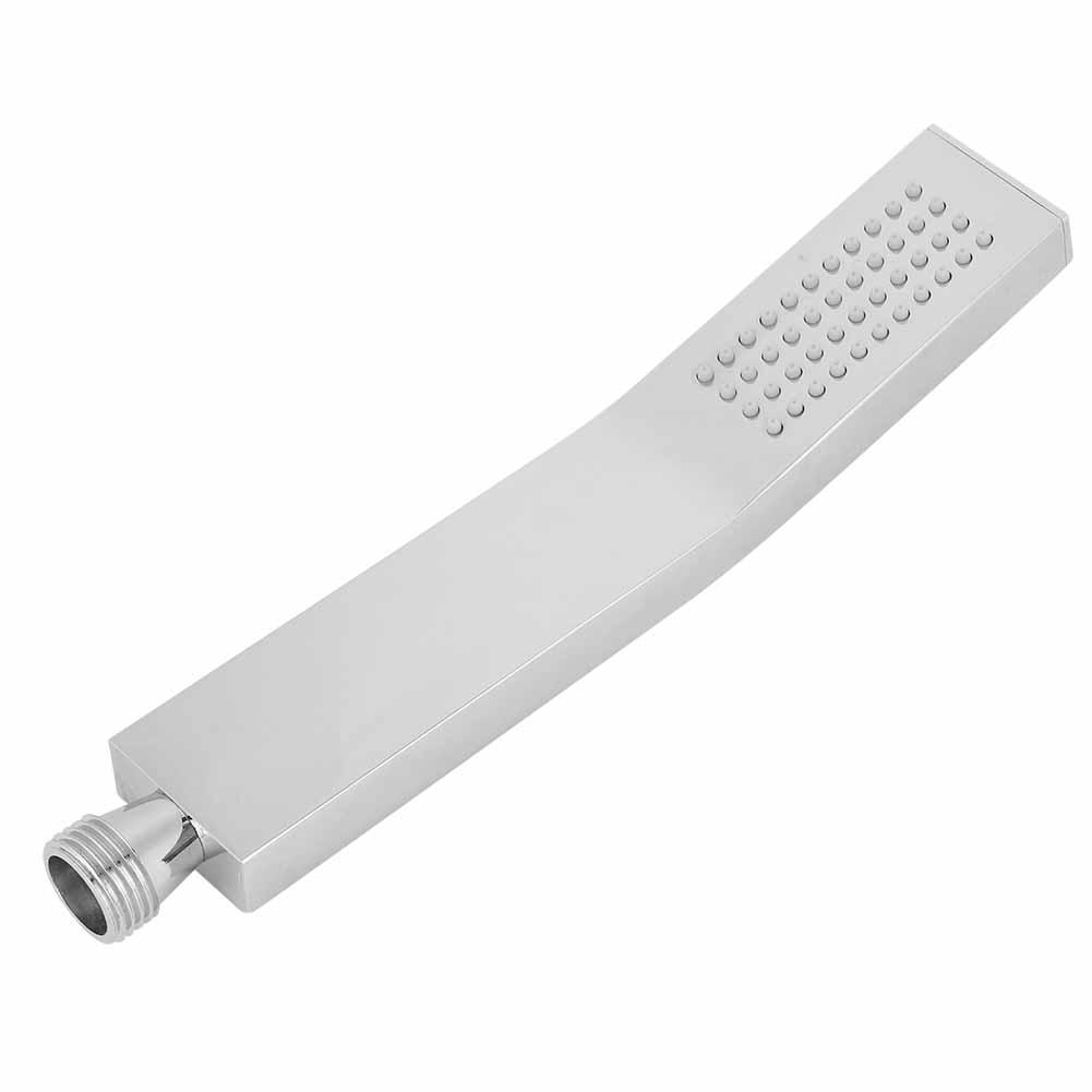 G1/2in Thread Brass Handheld Shower Head High Pressure Single Function Hand Sprayer Bathroom