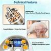 Elektrische Nekmassager 3 Modi 5 Snelheden Draadloos Rug Nek Schouder Kussen Cervicale Wervelkolom Spierontspannende Massager Verwarming Fysiotherapie Pijnverlichting