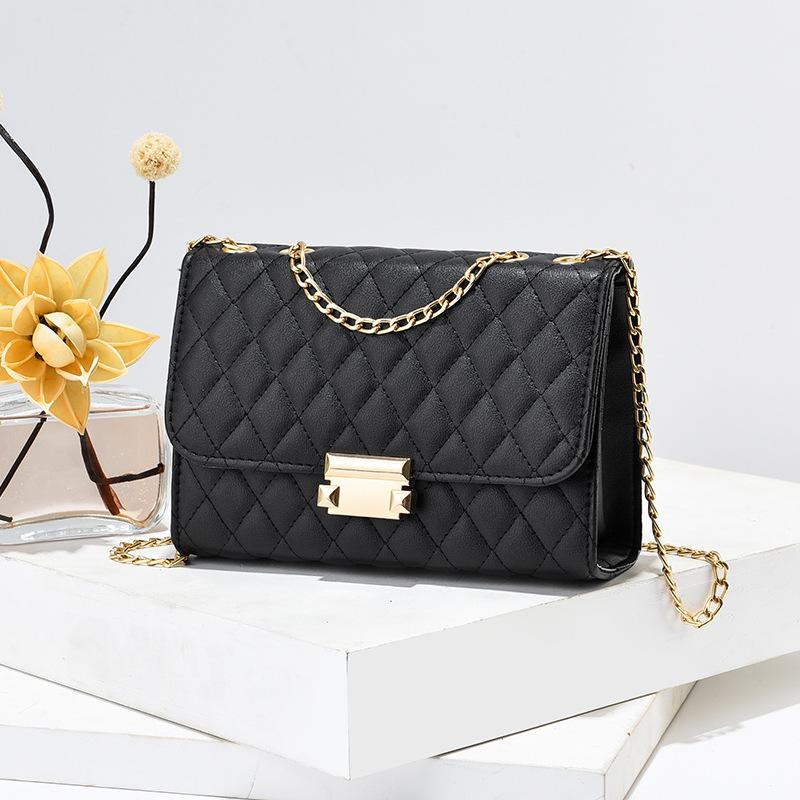 Women's Lingge Chain Bag Single Shoulder Cross Shoulder Small Fragrant Wind Student Versatile Mini Bag